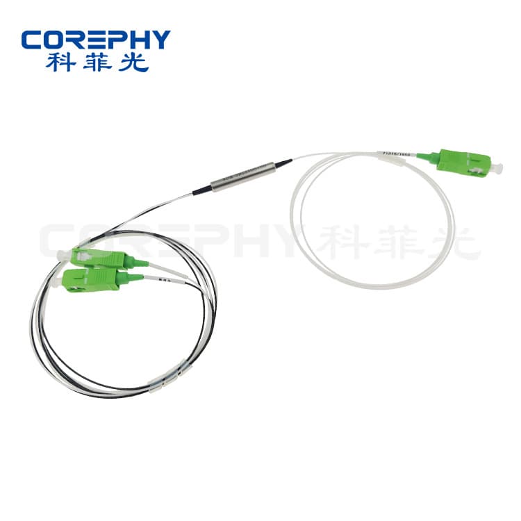 OTDR Test 1650nm WDM 1640-1660nm Three-Wavelength FWDM Wavelength Division Multiplexer