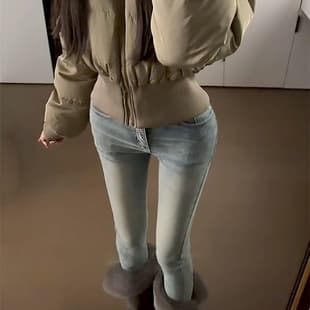 Women's Skinny Jeans with Design Sense, New Arrival for Petite, High-Waist Stretchy Pencil Pants, Tight Fit Bootcut Pants
