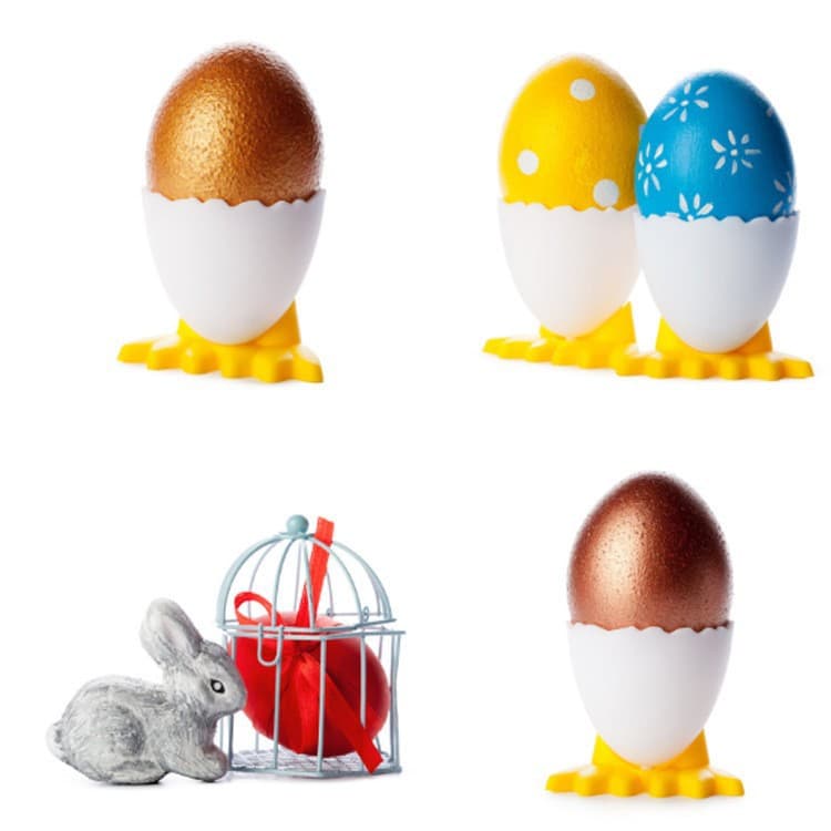 Cross-border plastic egg holder for household children cartoon plastic egg cup holder cute fun chick tall egg cup holder