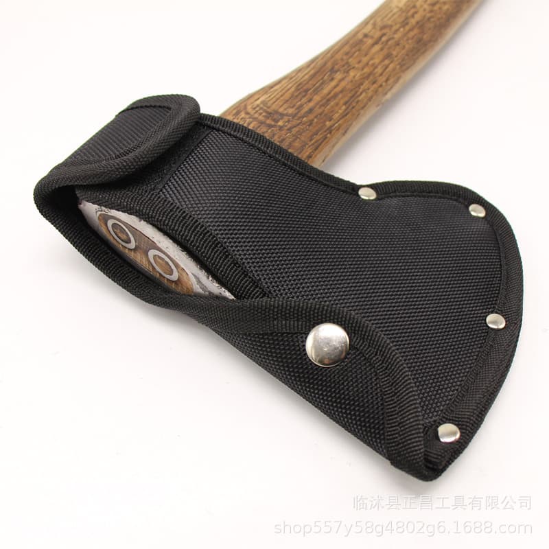 613 Axe 601 Axe Set Axe Head Cover Protection Nylon Axe Cover Cowhide Waist Axe Cover Axe Head Cover Hanging Bag Outdoor
