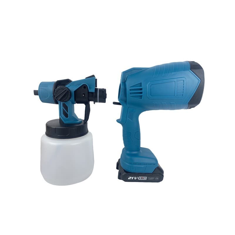 Factory direct source lithium battery spray paint gun, green, high-power, adjustable, large-capacity spray bottle, high-atomization electric spray gun