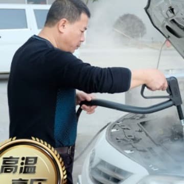Factory steam cleaner with suction function, commercial high-flow steam cleaning for fabric carpets.