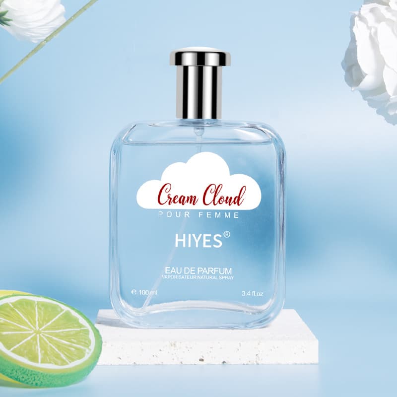 HIYES Cloud Men's Perfume long-lasting light fragrance with frankincense notes, delicate masculine freshness, natural wholesale.