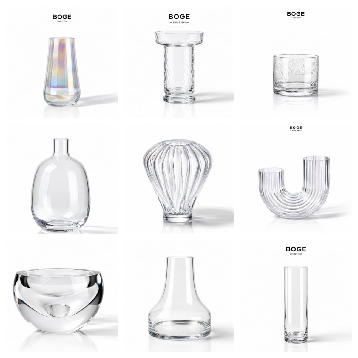 Clear Glass Vase, Multiple Styles, for Living Room, Entryway, Dining Table, Showroom, Luxury Soft Decor, Home Accent, Hydroponic Flower Vase