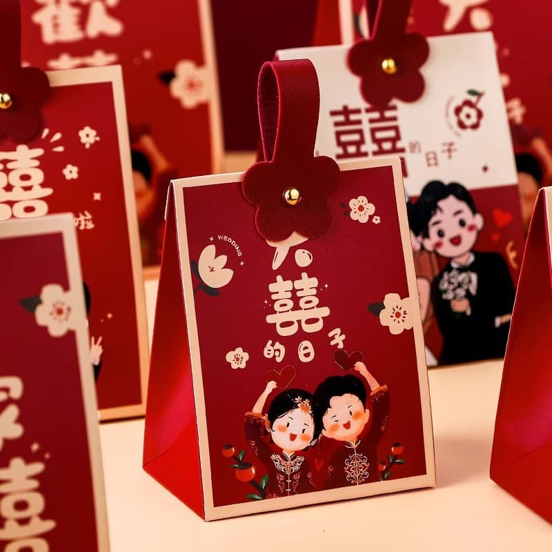Wedding candy box sense wedding engagement candy box new sugar box bag candy gift box