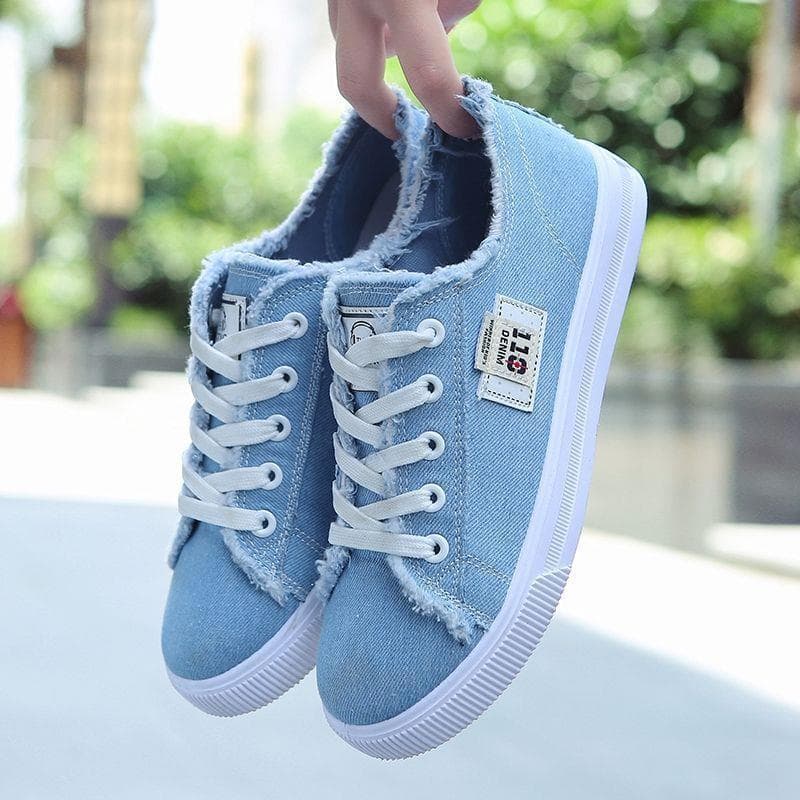 White Shoes 2025 Spring Summer Autumn New Women's Canvas Shoes Korean Style Casual Shoes Flat Student Shoes Versatile Board Shoes