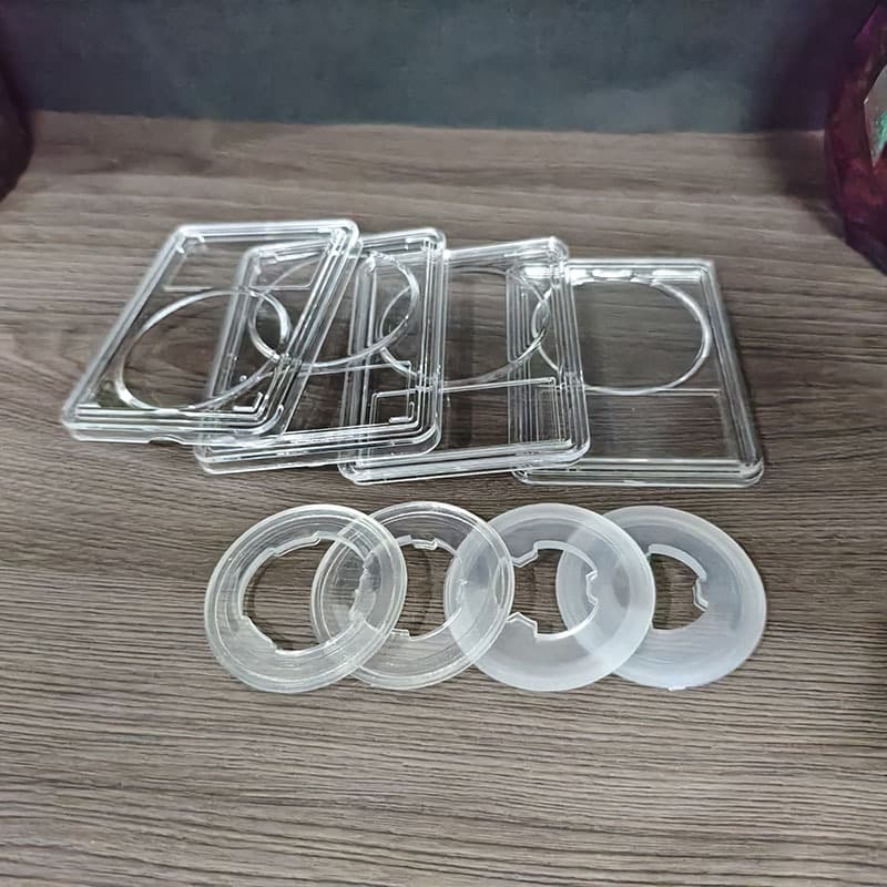 Acrylic Transparent Graded Coin Holder for Commemorative Coins, Plastic Case 14mm to 40mm