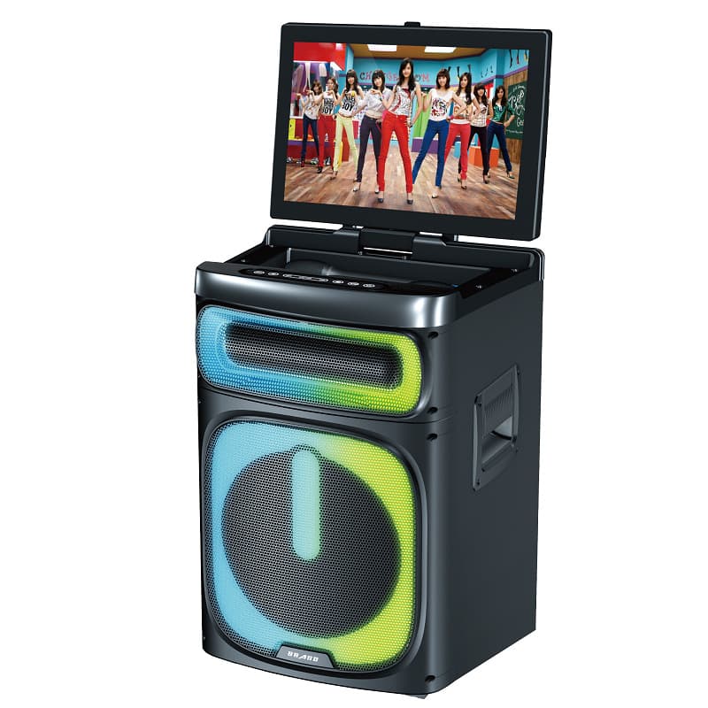Smart Android Speaker with Video, Bluetooth Trolley Speaker, YouTube Karaoke Soundbar