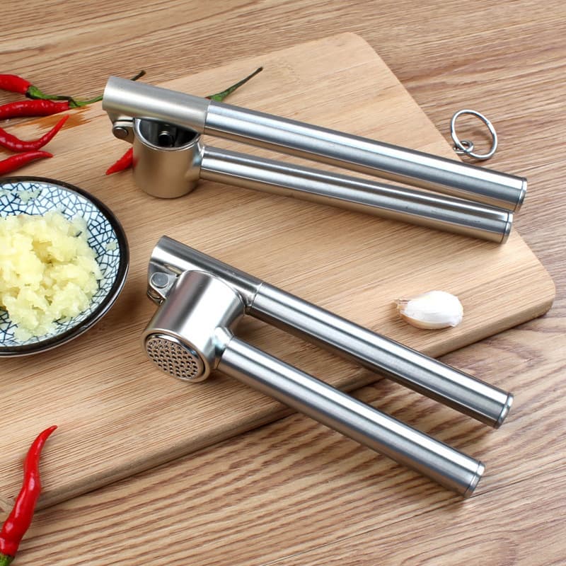 Stainless Steel Garlic Press 15/18cm Manual Kitchen Home Use Garlic Crusher Factory Direct Sales Tuvan Garlic Tool