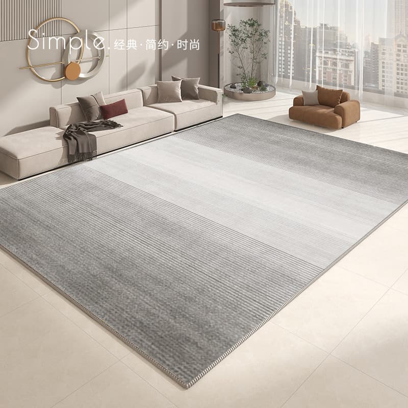 In Stock Japanese Wabi-Sabi Style Living Room Carpet Mat Gray Minimalist Bedroom Bedside Carpet Sofa Coffee Table Carpet