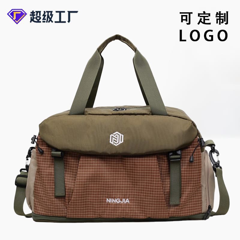 Portable Travel Bag for Women, Large Capacity, Lightweight Luggage Bag for Short Trips, Independent Shoe Compartment, Swimming and Fitness Bag, Outdoor Sports Bag
