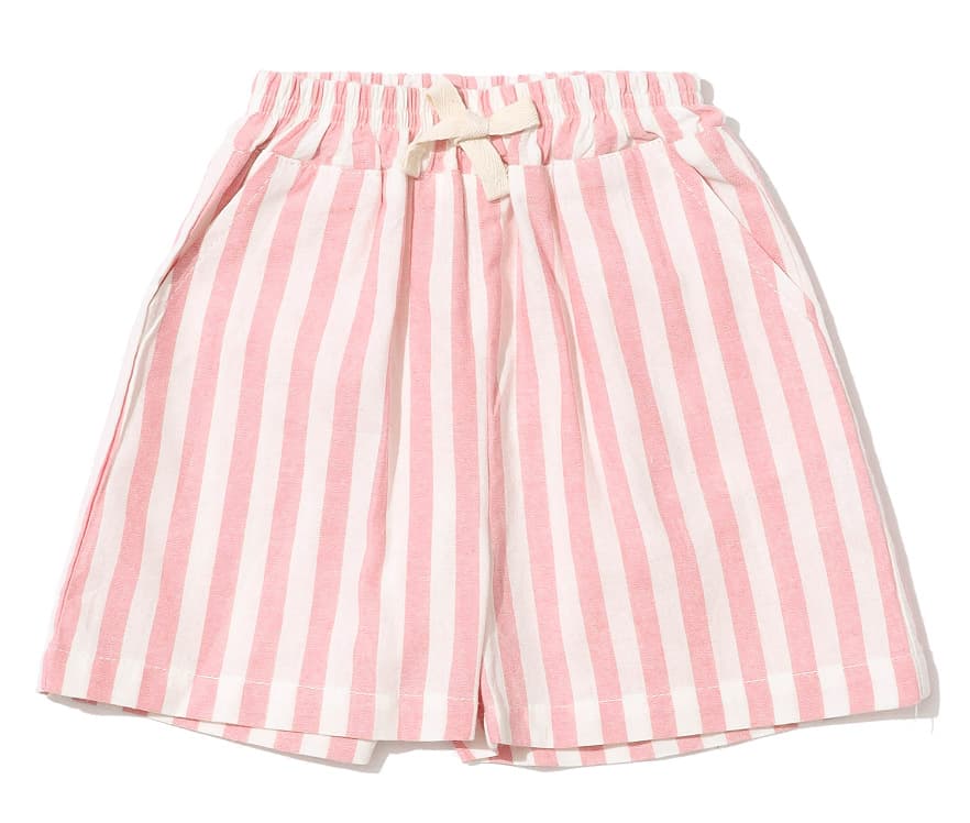 INS Spring/Summer Children's Striped Drawstring Casual Shorts Loose Comfortable Baby Pocket Shorts Boys Beach Shorts