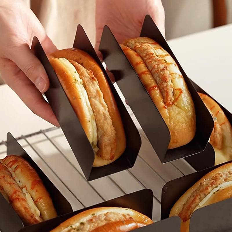 Pork Chop Bun Mold U-Shaped Non-Stick Baguette Hot Dog Cranberry Biscuit Ham Bread Pork Chop Toast Baking Mold
