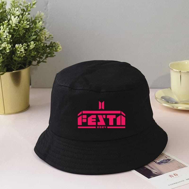 BTS 11th Anniversary 11th Logo Sun Hat Festa Purple Gentle Cap RM JK