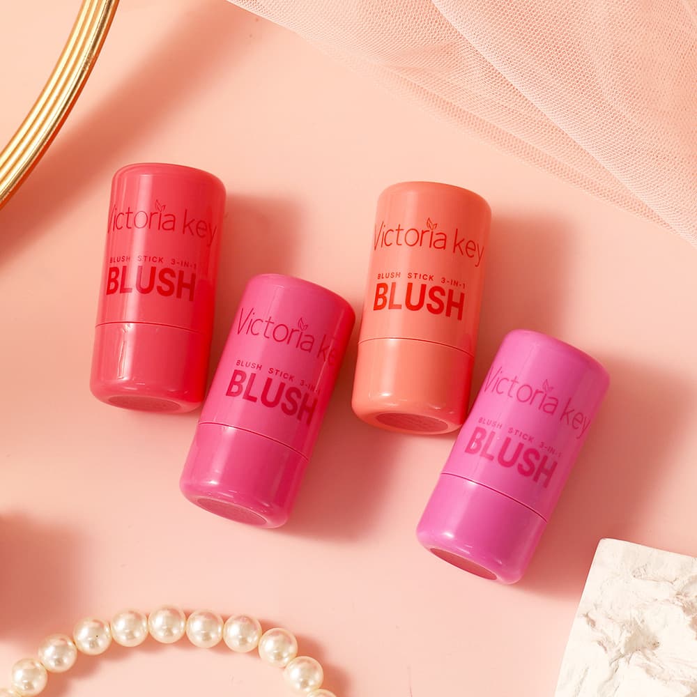 Victoriakey Jelly Blush Stick Cream Blush Eyeshadow Contour Cross-border Cosmetics