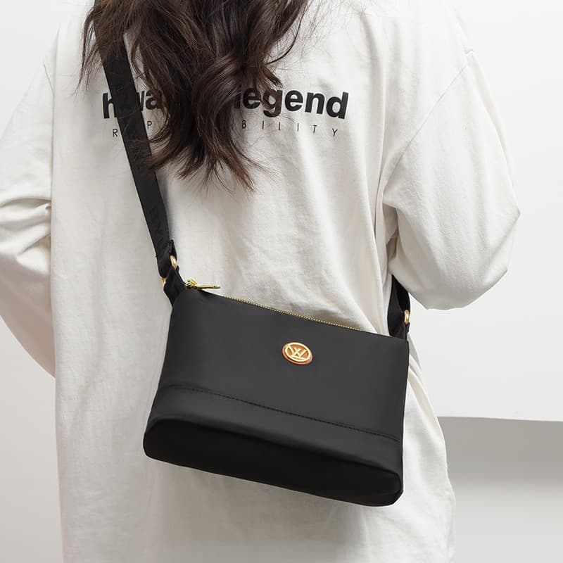 Cross-border 2024 New Style Single Shoulder Crossbody Bag Trendy Versatile Small Square Bag Women's Oxford Cloth Bag Phone Bag Coin Purse