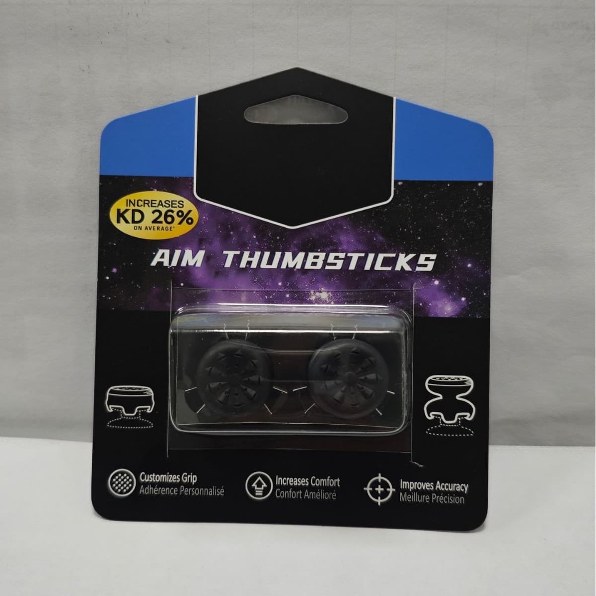 Cross-border ps4 rocker heightening cap ps5 competitive cap game controller protective cap KTF silicone anti-slip heightening cap