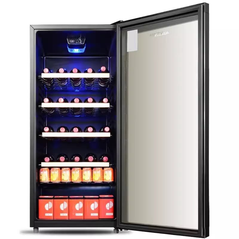 AUX Aux Bar Fridge and Wine Cooler, Home/Office Use, Constant Temperature for Tea and Red Wine