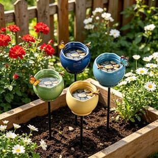 Irregular Round Pot Silicone Mold for Resin Cement DIY Plant Pot Candle Holder Outdoor Bird Bath Casting Mold