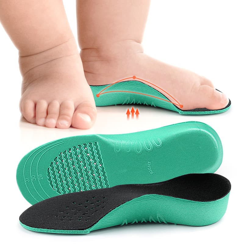 Eva Green Children's Arch Support Insoles for Boys, Infant Walking Support Insoles, Baby Arch Support Insoles, Can Be Cut to Size