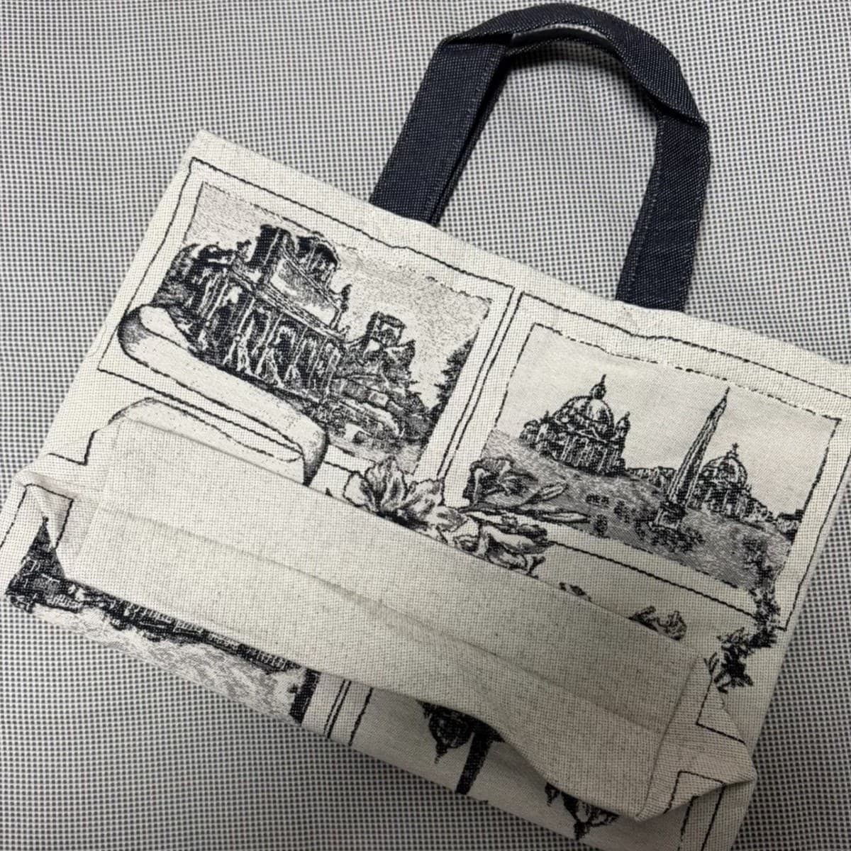 High-End Roman Show Canvas Bag, Internet Celebrity Style, Versatile Shoulder & Handbag, Simple and Textured Women's Bag