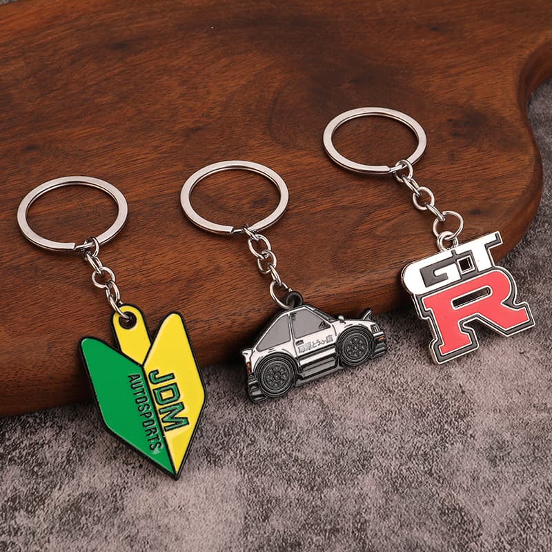Car Modification Keychain Wholesale JDM NOS HKS Car Hanging Ornament AE86 Keychain Initial D Creative Trend