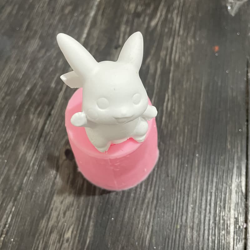 3D Pikachu Silicone Mold for DIY Chocolate Cake, Fondant, Mousse, and Handmade Soap