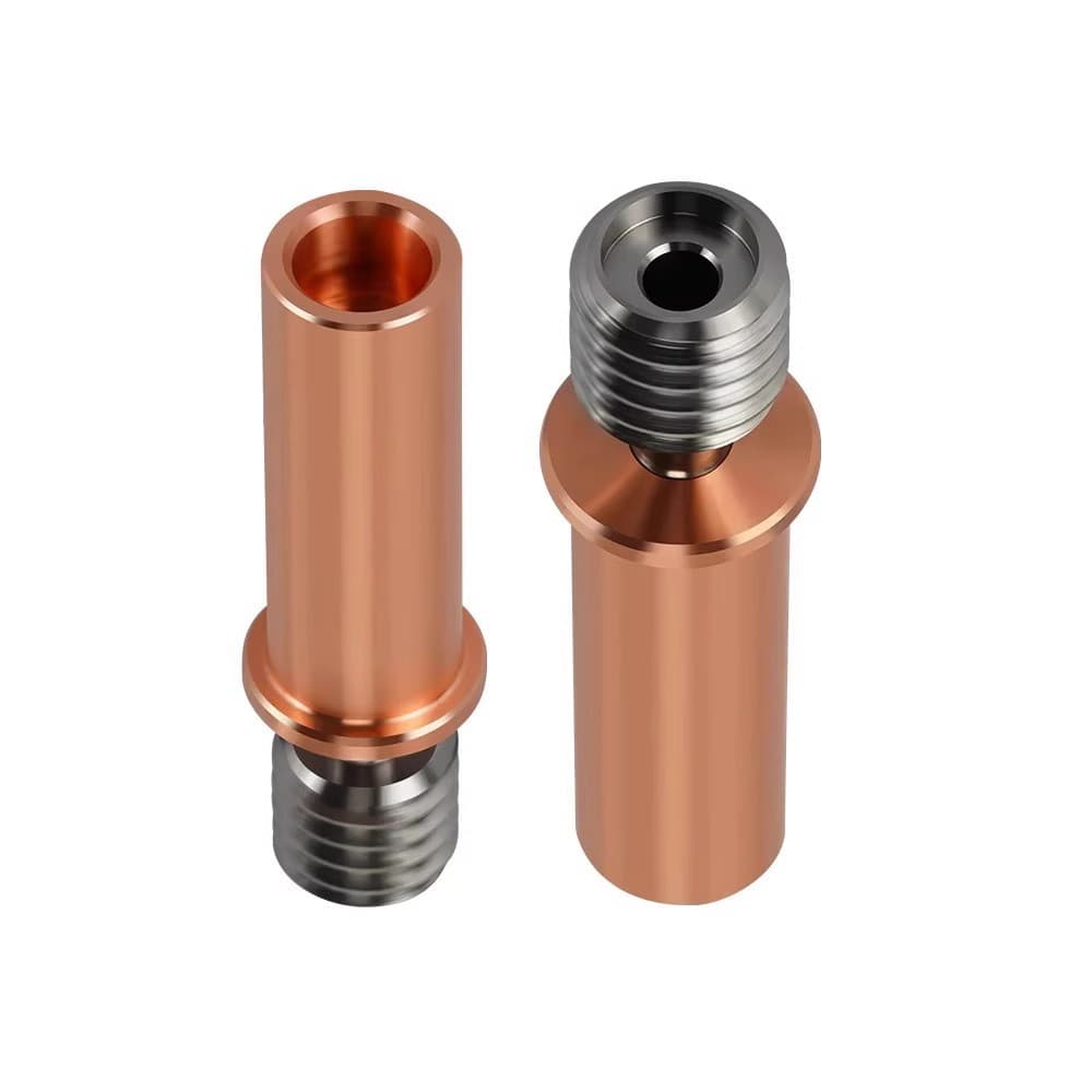 3D Printer Accessories Anycubic Kobra 2 Bimetal Titanium Alloy Bimetallic Red Copper Throat Tube
