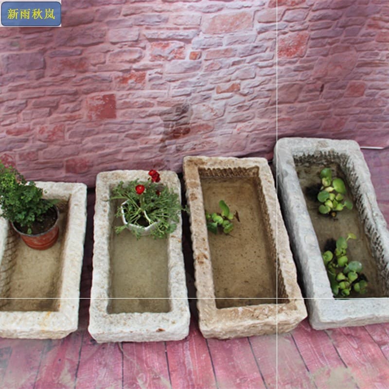 Living Room Decoration Folk Feeding Trough Water Feature Courtyard Stone Trough Cow Trough Feeding Trough Stone Horse Trough Bonsai Park Pig Trough
