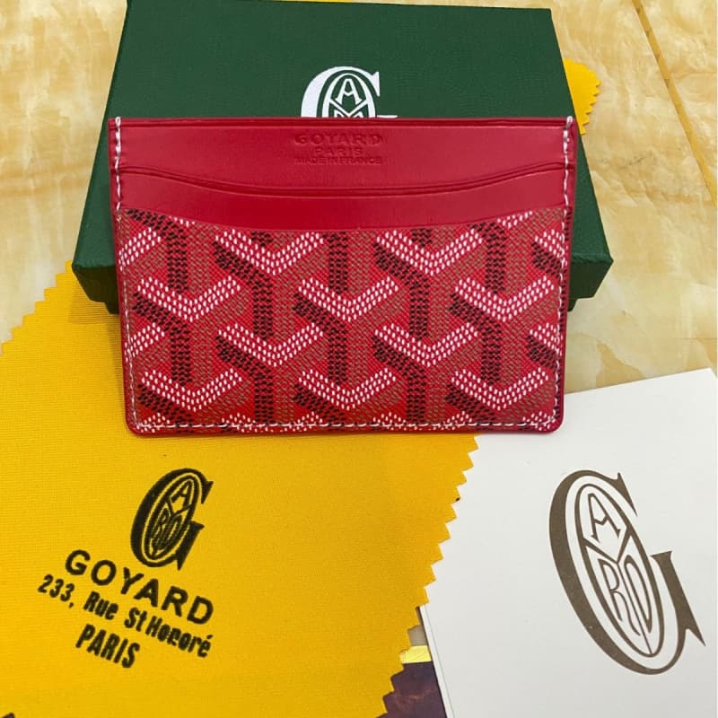 Cross-Border Dog Tooth Classic Print Unisex Ultra-Thin Business Card Holder Leather Card Case Wallet Card Holder Money Clip