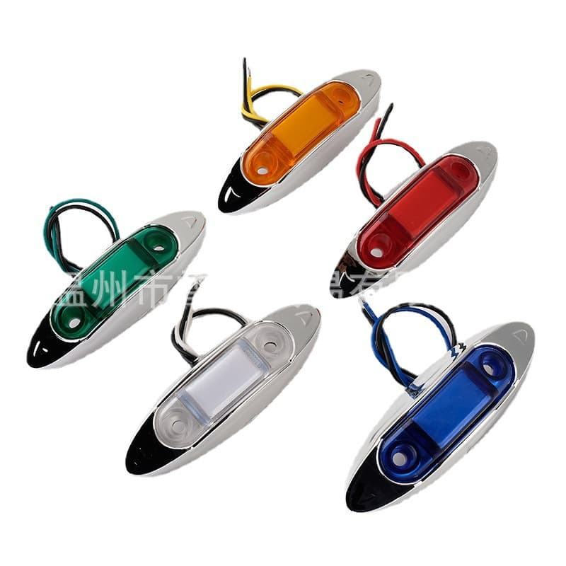 Truck Side Light, Truck Clearance Light Indicator Strip Side Lamp LED Boat Signal Light Vehicle Light for Cross-Border