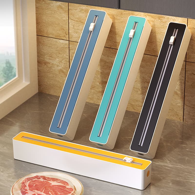 801 source manufacturer cling film cutter, kitchen household storage box for cling film, tin foil, and greaseproof paper, cross-border.