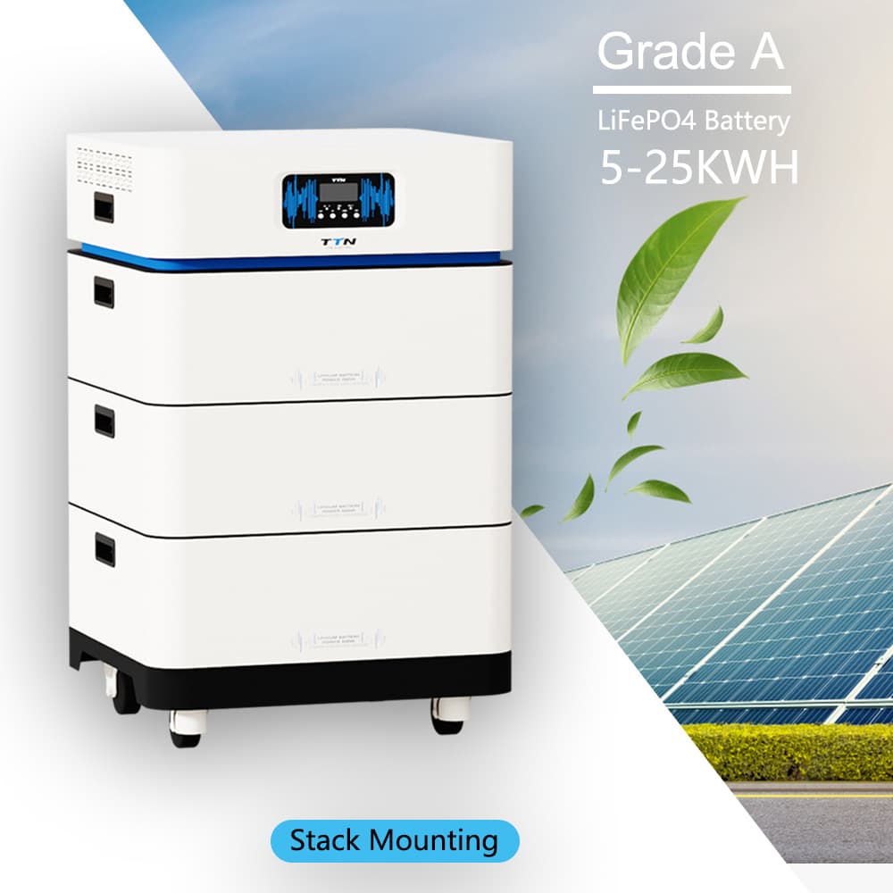 TTN new energy energy storage fast charging 5-25 kilowatt-hour stacked all-in-one lithium battery lithium iron phosphate is easy to install
