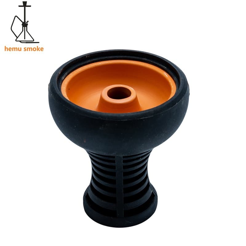 European and American hot selling black hookah silicone pot red mud bowl hookah pot cross-border hookah pot factory