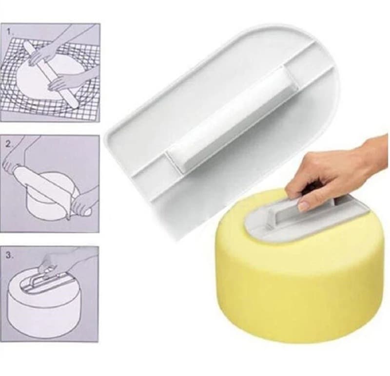 Cake Smoother Cream Cake Tool Smoother Right Angle Round Corner Smoother Fondant Smoother