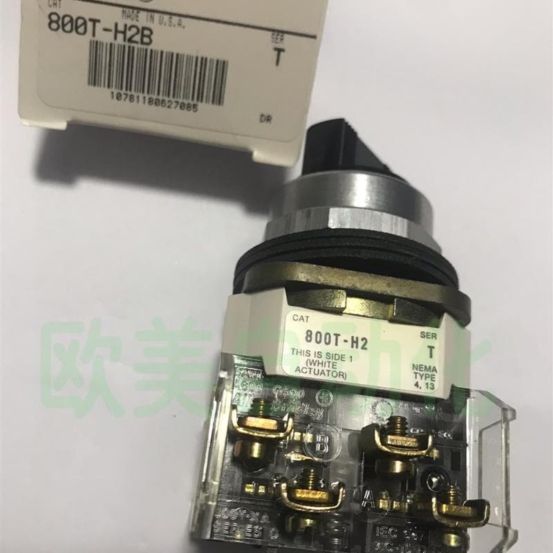 A089*USA AB Rockwell 800T-H2 T Rotary Switch 800T-H2B T Switch Button 2