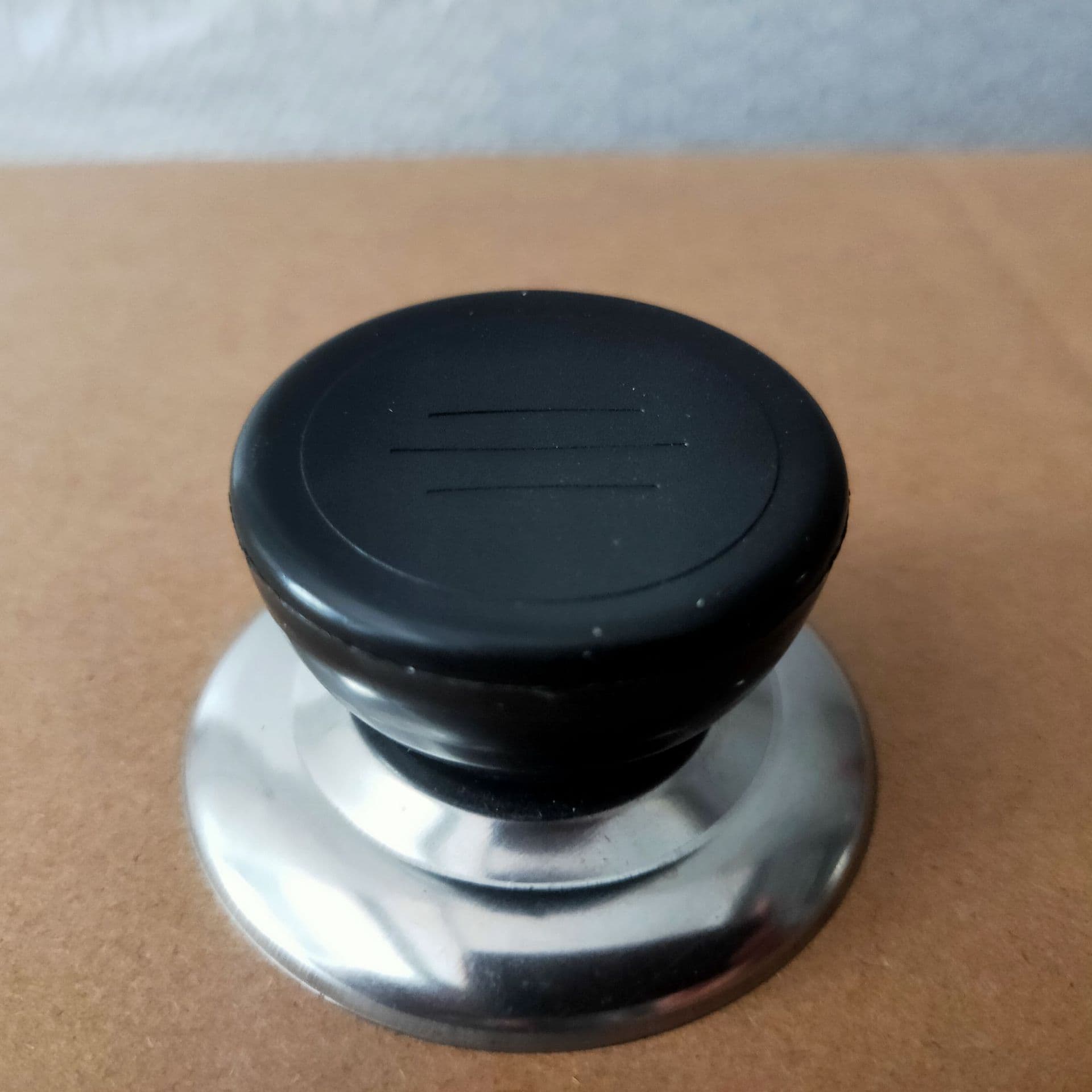 Three-Horizontal Top Bead Universal Stainless Steel Pot Lid Knob - Top Bead Lid Knob, Handle, Pot Lid Handle, Plastic Top Bead