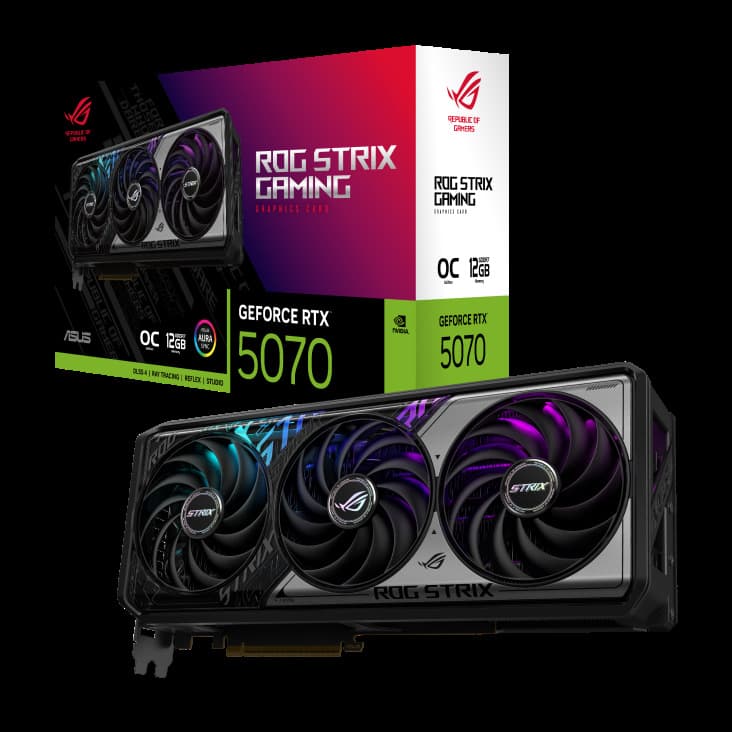 For ASUS ROG RTX5070 O12G Independent Graphics Card, Nationwide Warranty, New Graphics Card, Other Orders