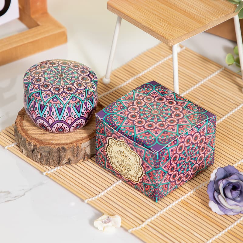 Cross-border sourced dried flower scented candle, smokeless eco-friendly soy wax, long-lasting room fragrance, romantic gift wholesale