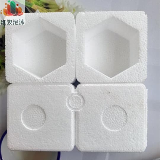 Hexagonal thickened foam boxes for chili sauce, pickles, honey glass bottle packaging, express anti-shatter packing boxes from manufacturers.