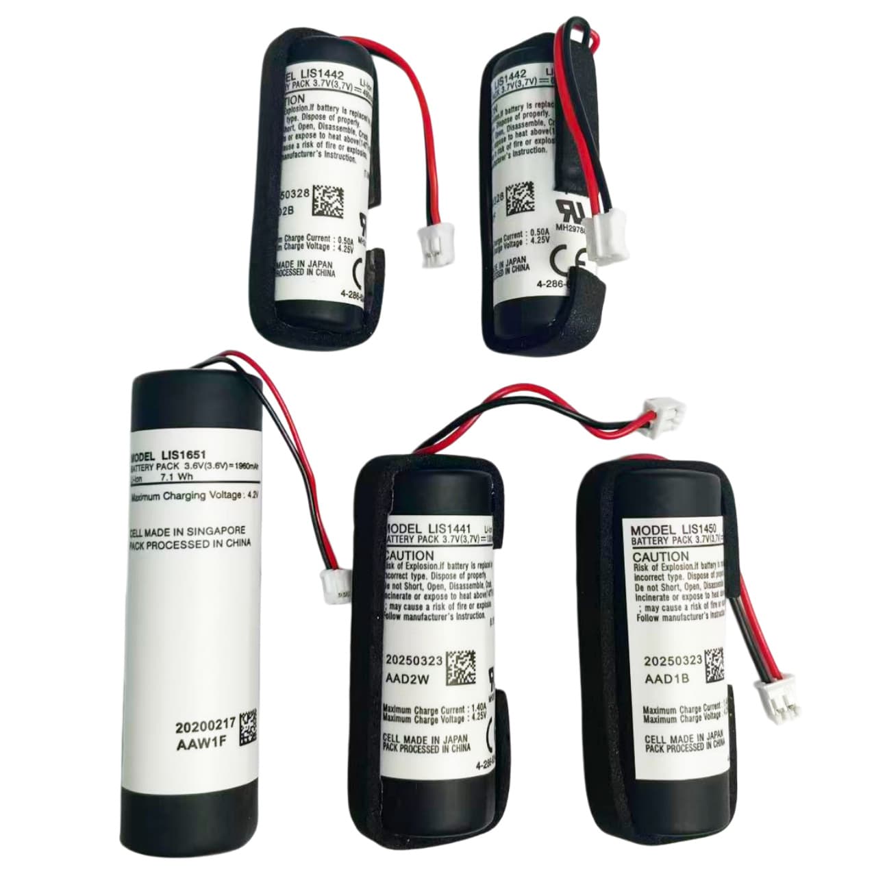 Compatible with PS3 Move game controller LIS1442 capacity 490mAh battery LIS1442 battery