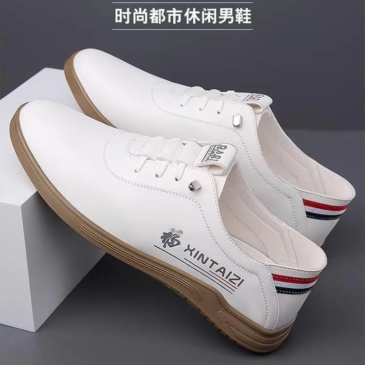 Factory Wholesale Men's New Style Leather Shoes Men's Shoes Casual Shoes Anti-Slip Wear-Resistant Soft Sole Business Loafers Slip-On