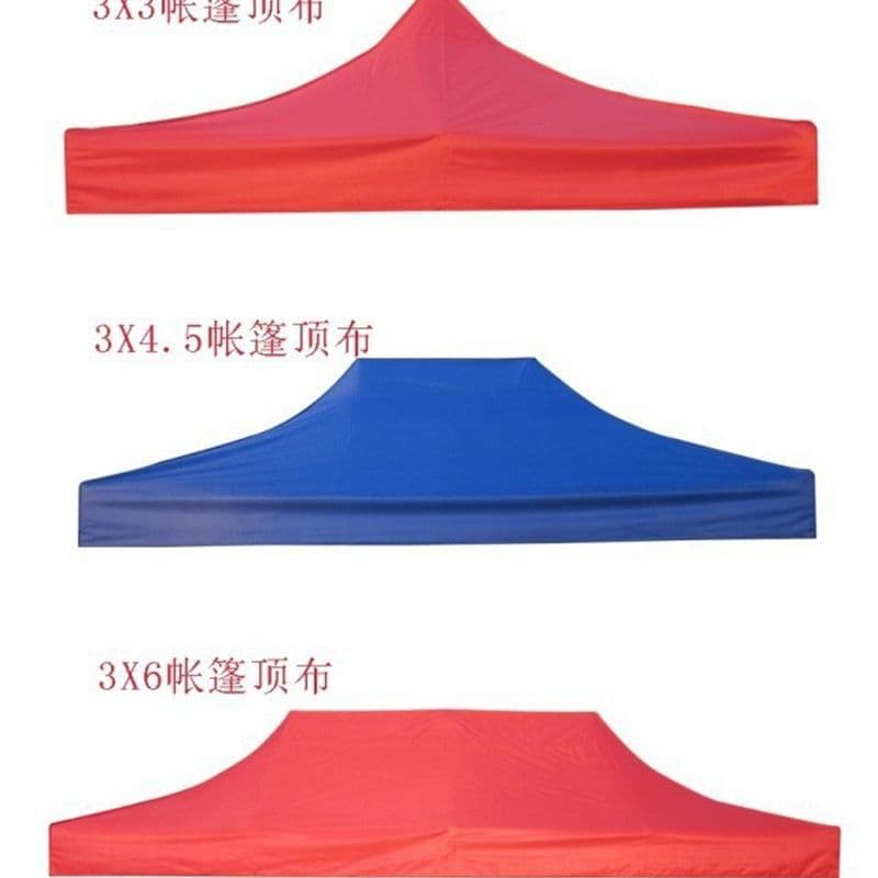 Solid Color Sunshade Canopy Tent Top Fabric Outdoor Stall Thickened Umbrella Cloth Printed LOGO Advertising Folding Tent Fabric Manufacturer
