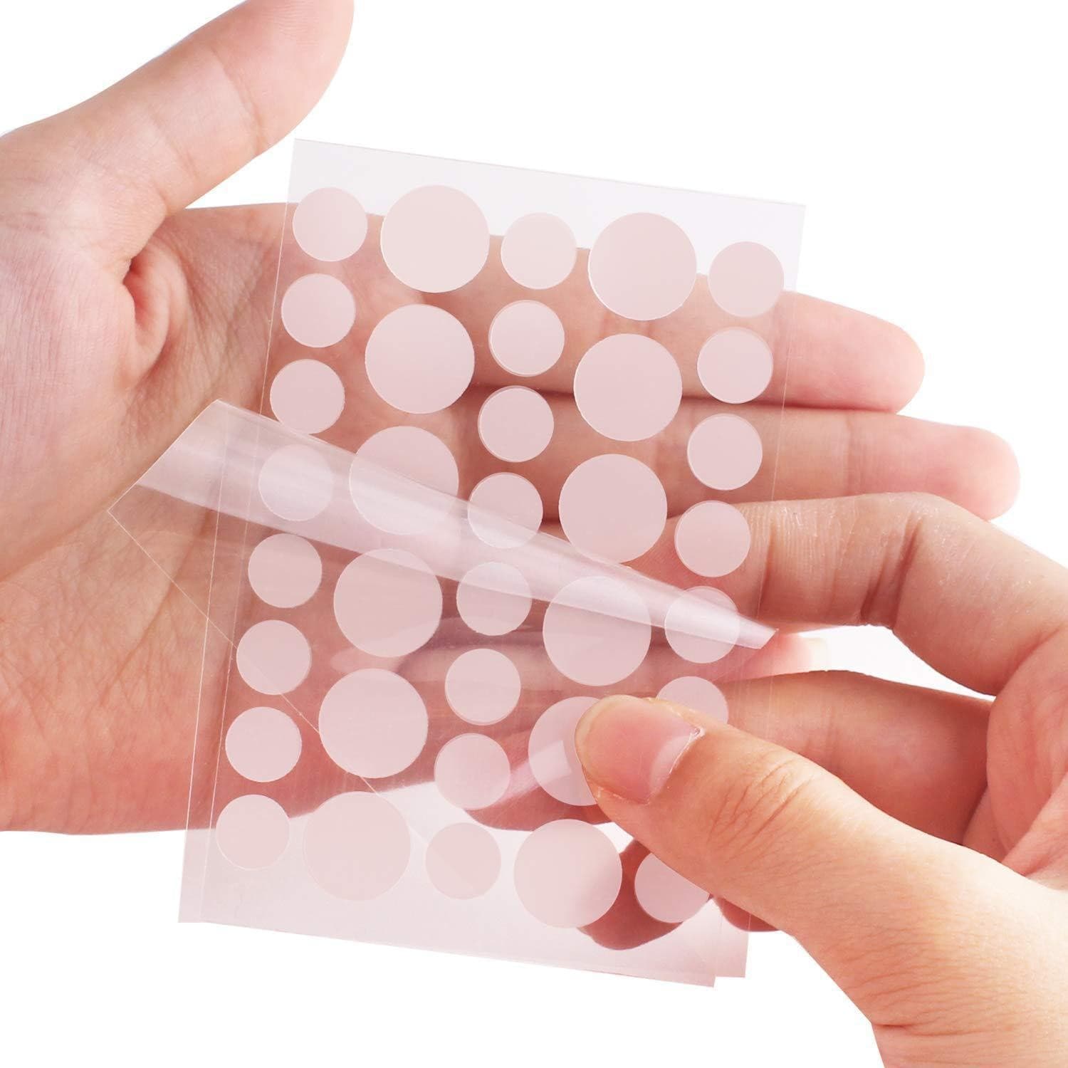 Popular online influencer-endorsed transparent acne patches, 36 patches per pack, invisible, waterproof, sweatproof, suitable for both men and women.