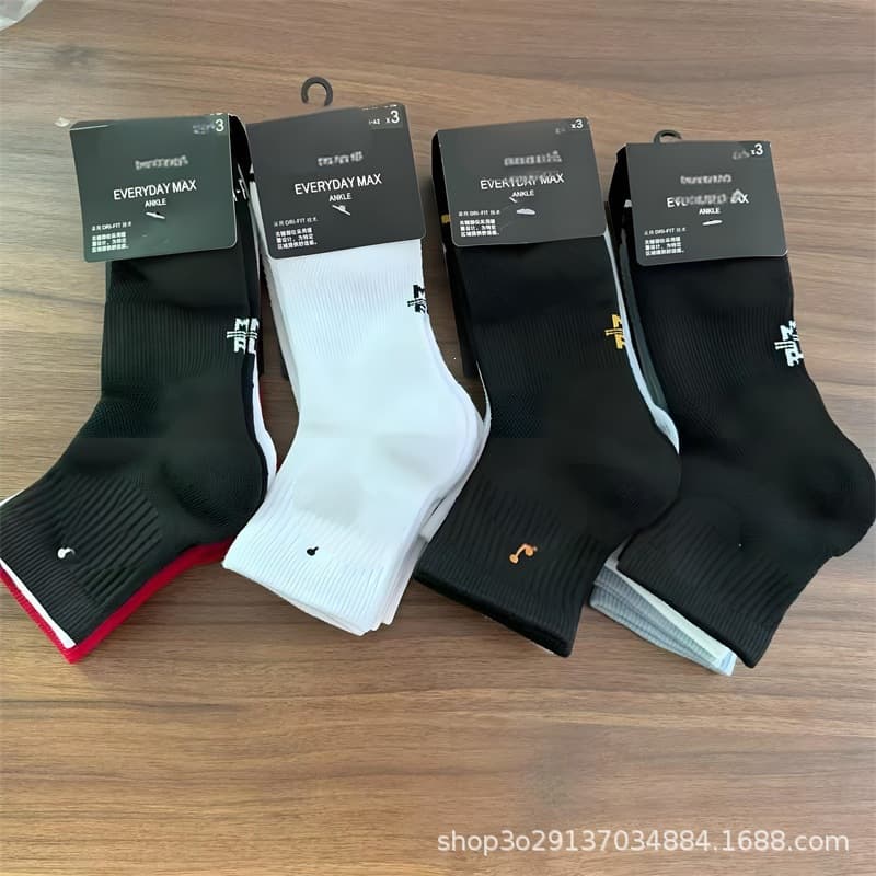 Basketball Socks AJ Jordan Socks Men's Long Socks Wholesale Towel Bottom Thickened Elite Socks Moisture-Wicking Sports Socks