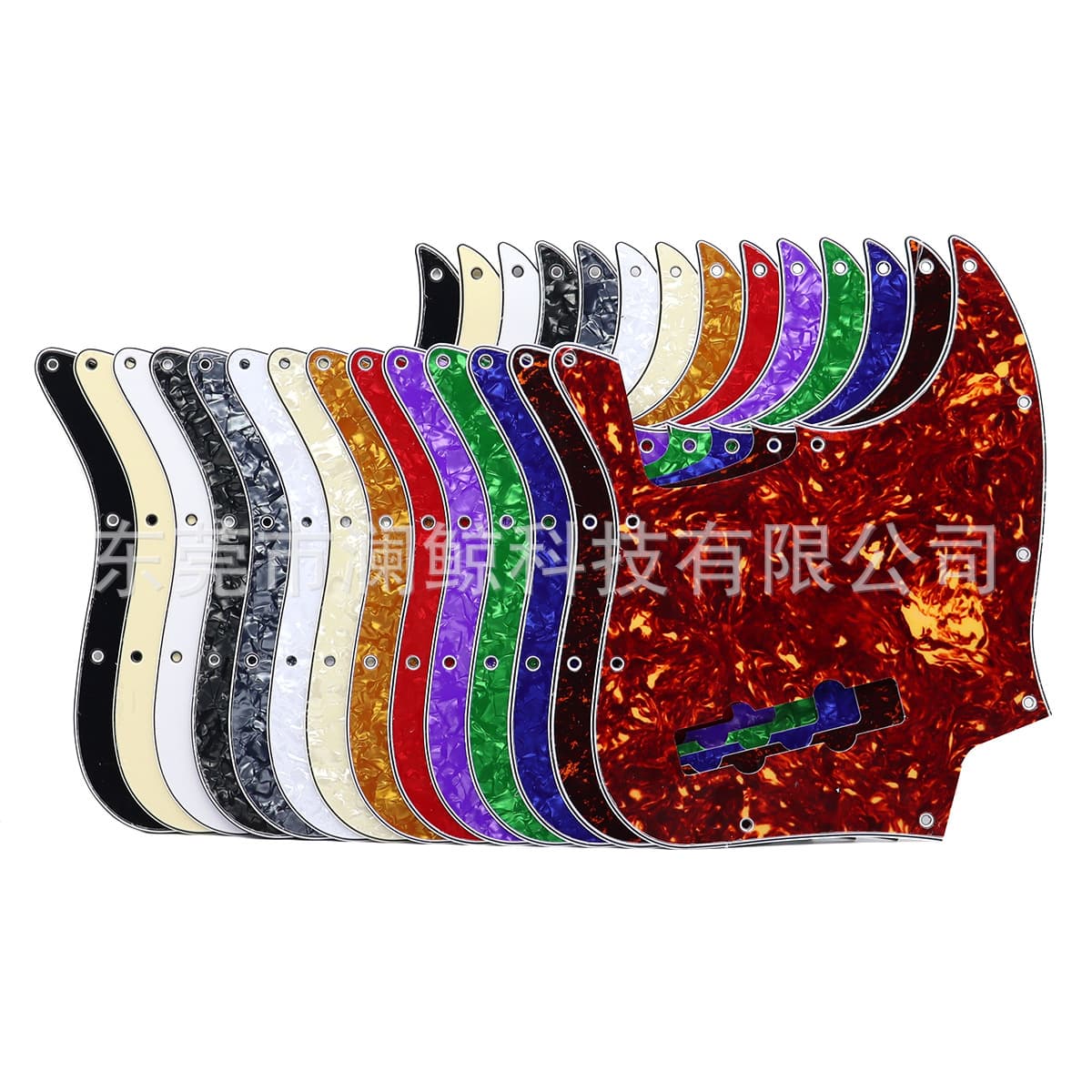 JB bass guard 10-hole four-string Jazz Bass electric bass guard bass front cover anti-scratch plate multi-color