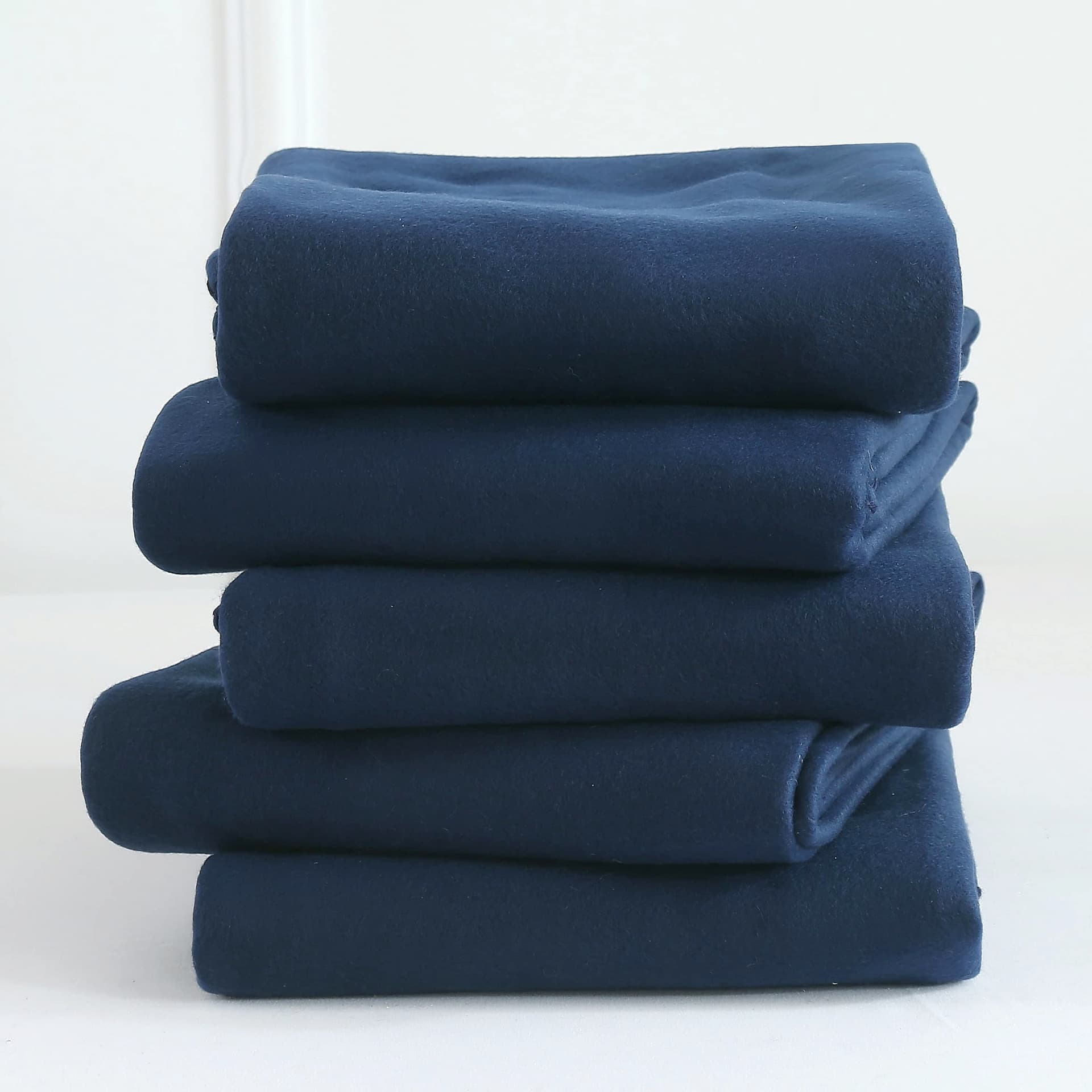 Ready Stock Drop Shipping Double-sided Fleece Solid Color Soft Skin-friendly Blanket Triangle Stitch Edge Cross-border All-season Blanket