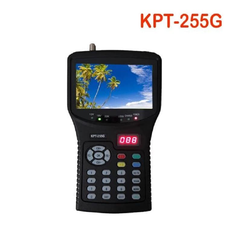 KPT-255G DVB-S/S2 4.3inch Satellite Finder HD Signal Meter