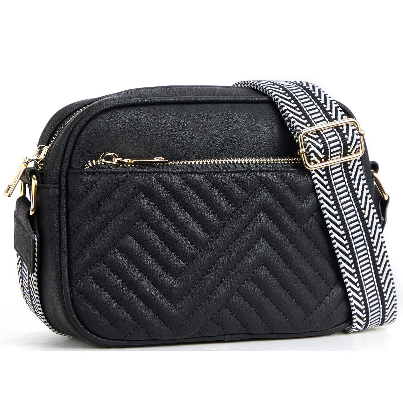 In Stock Cross-Border Wholesale 2024 New Crossbody Bag Trendy Versatile Women's Shoulder Bag Small Square Bag Jacquard Strap