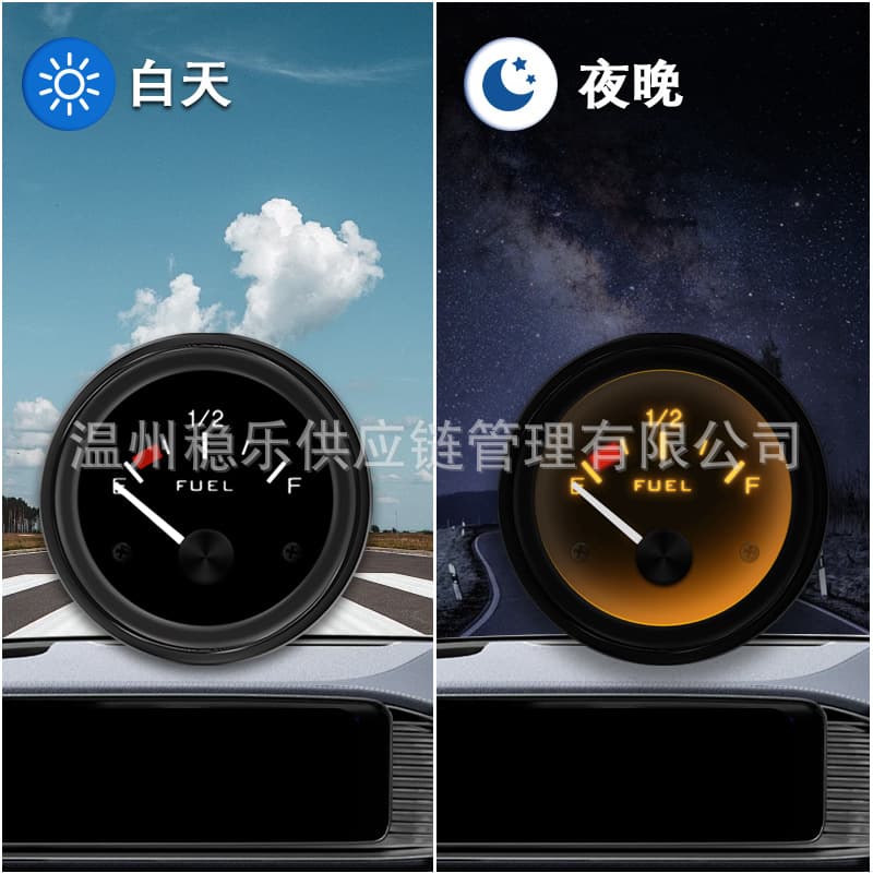 Universal Pointer Fuel Gauge with Fuel Float 52MM GAM-G3100 Car Modification Accurate Fuel Level Meter